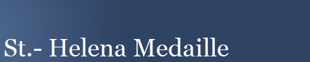 St.- Helena Medaille